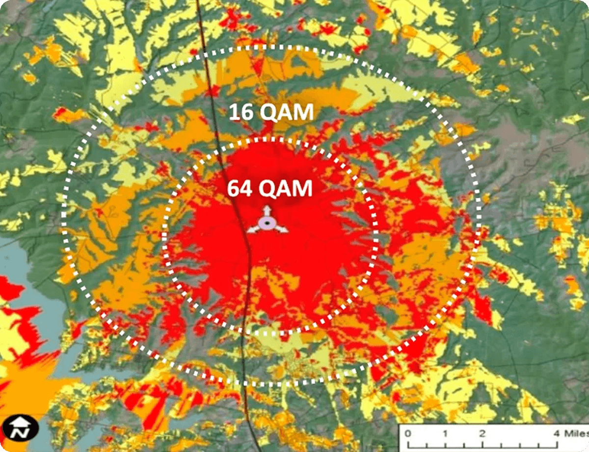 Mapa de cobertura RNP